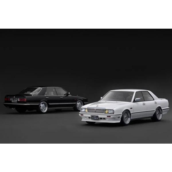 ignition_model 1/18 NISSAN GLORIA CIMA (Y31) Pearl White (IG3899) | ignition model | 04