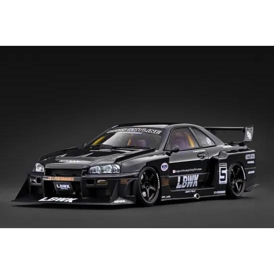 ignition_model 1/18 LB-ER34 Super Silhouette SKYLINE Black (IG4135) | ignition model