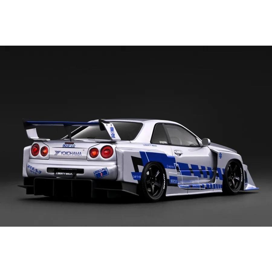 ignition_model 1/18 LB-ER34 Super Silhouette SKYLINE Silver (IG4136) | ignition model | 02