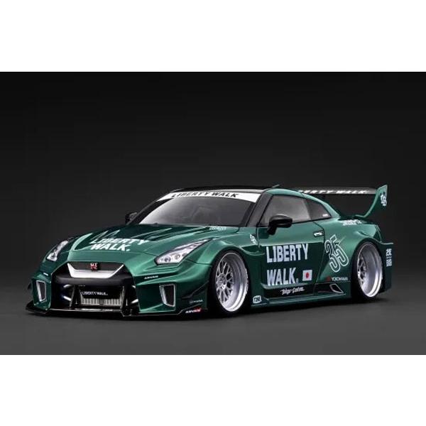 ignition_model 1/18 LB-Silhouette WORKS GT Nissan 35GT-RR Green Metallic (IG4140) | ignition model