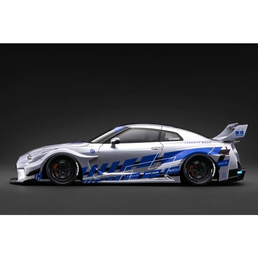 ignition_model 1/18 LB-Silhouette WORKS GT Nissan 35GT-RR Silver  (IG4141) | ignition model | 01