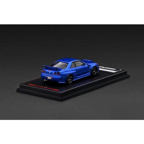 ignition_model 1/64 Nissan Skyline GT-R (BNR34) NISMO customized Blue Metallic (IG4174) | ignition model | 01