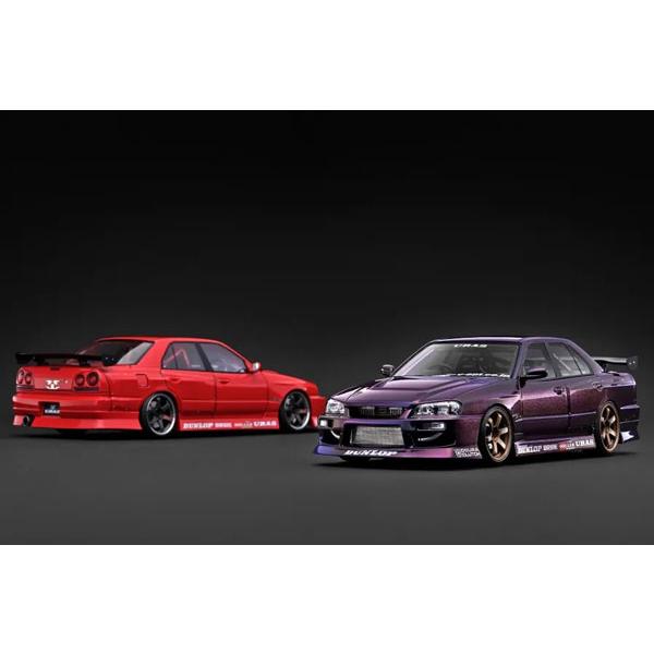 ignition_model 1/18 URAS Skyline ER34 Purple Metallic (IG4200) | ignition model | 02