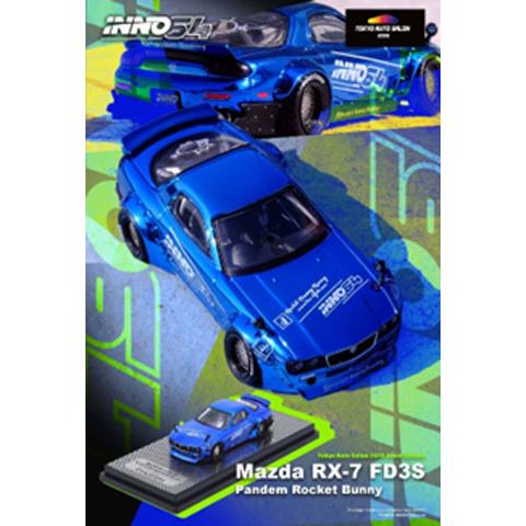 INNO Models 1/64 Mazda RX-7(FD3S) PANDEM ROCKET BUNNY Tokyo Auto