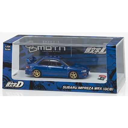 京商オリジナル 1/64 [MOTN] LED ベースシステム搭載  頭文字D SUBARU インプレッサ WRX(GC8) LED搭載 (K07133LD) | 京商 | 03