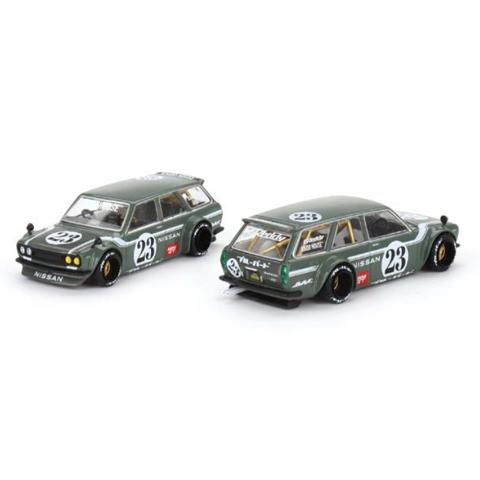 MINI-GT 1/64 ダットサン KAIDO 510 ワゴン カーボンファイバー V3 (右ハンドル) (KHMG076)