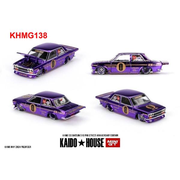 MINI-GT 1/64 ダットサン 510 プロストリート アニバーサリー エディション(左ハンドル)  (KHMG138) | 