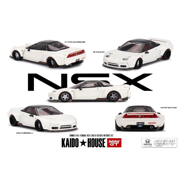 MINI-GT 1/64 ホンダ NSX (NA1) KAIDO WORKS V2(左ハンドル) (KHMG148) | 