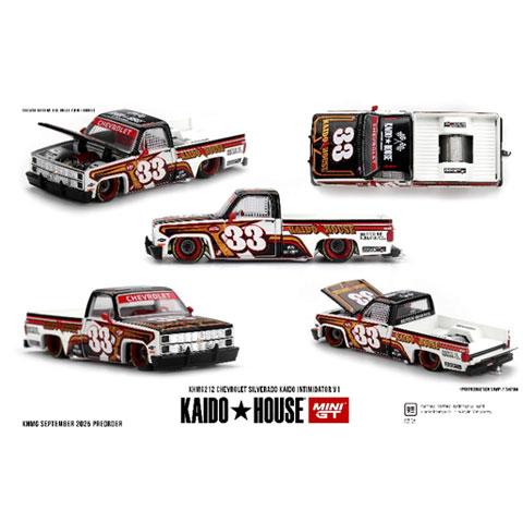 MINI-GT 1/64 シボレー シルバラード KAIDO Intimidator V1(左ハンドル