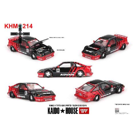 MINI-GT 1/64 Toyota AE86 スプリンタートレノ Kaido ADVAN(右