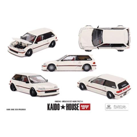MINI-GT 1/64 Honda シビック EF Kaido Street V1(左ハンドル) (KHMG246) | 