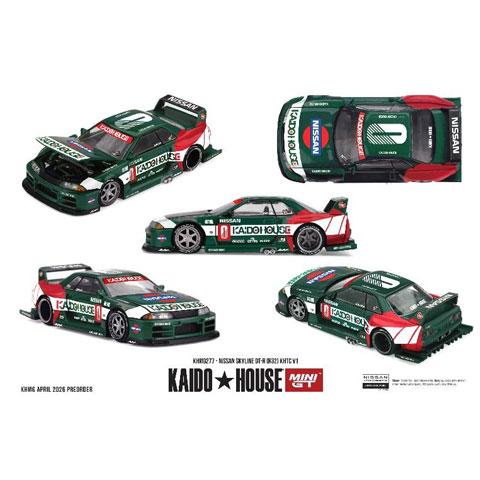 MINI-GT 1/64 Nissan スカイライン GT-R R32 KHTC V1(右ハンドル) (KHMG277) | 