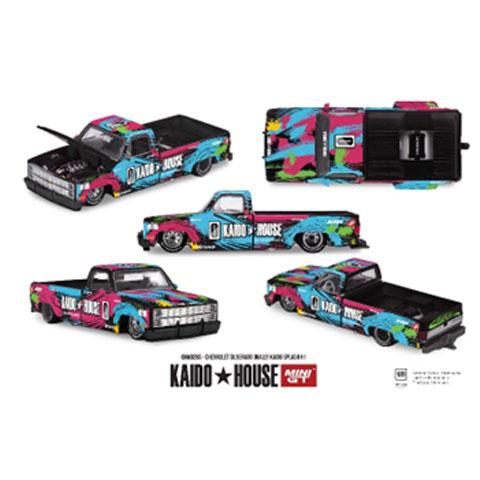 MINI-GT 1/64 シボレー シルバラード デューリー Kaido Splash V1(左ハンドル) (KHMG285) | 