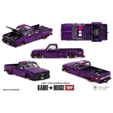 MINI-GT 1/64 シボレー シルバラード デューリー KAIDO 鯉 V1(左ハンドル) (KHMG291) | 