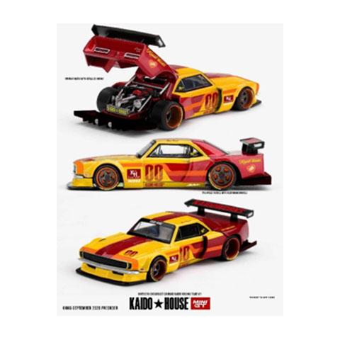 MINI-GT 1/64 シボレー カマロ Kaido Racing Team V1(右ハンドル)　(KHMG319) | 