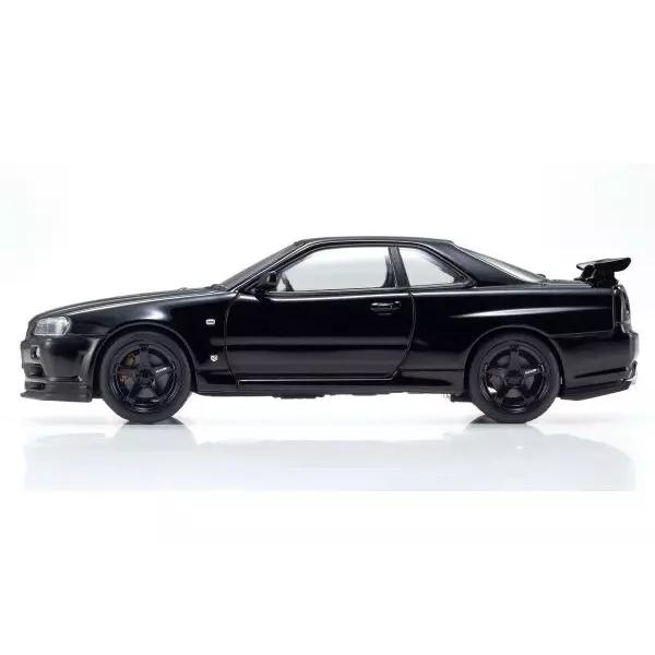 京商オリジナル 1/43 日産 スカイライン R34 GT-R VスペックII (ブラックパール) (KS03936BK) | 京商 | 01
