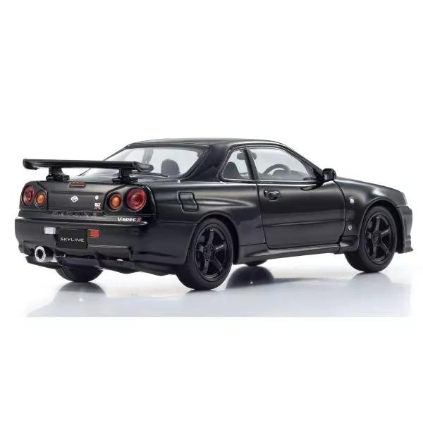 京商オリジナル 1/43 日産 スカイライン R34 GT-R VスペックII (ブラックパール) (KS03936BK) | 京商 | 02