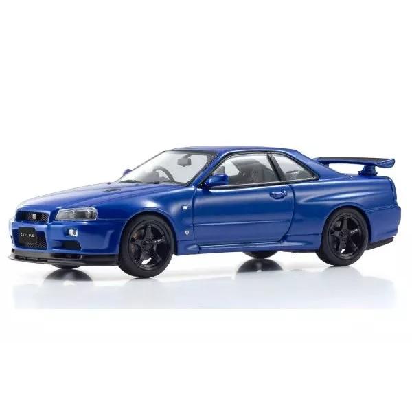 京商オリジナル 1/43 日産 スカイライン R34 GT-R VスペックII (ベイサイドブルー) (KS03936BL) | 京商 | 01