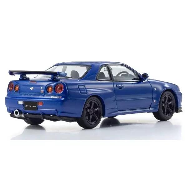 京商オリジナル 1/43 日産 スカイライン R34 GT-R VスペックII (ベイサイドブルー) (KS03936BL) | 京商 | 02