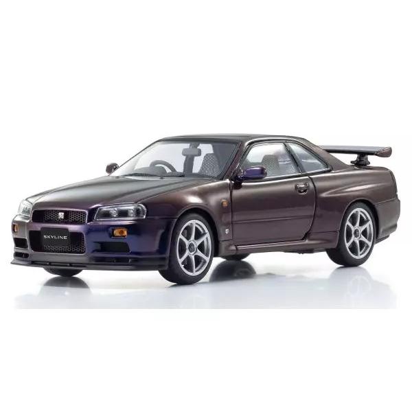 京商オリジナル 1/43 日産 スカイライン R34 GT-R Vスペック  (ミッドナイトパープル III) (KS03936P) | 京商