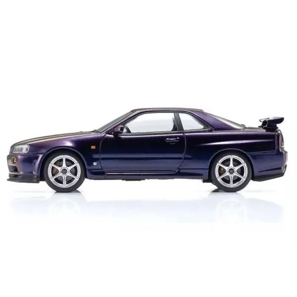 京商オリジナル 1/43 日産 スカイライン R34 GT-R Vスペック  (ミッドナイトパープル III) (KS03936P) | 京商 | 01