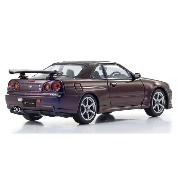 京商オリジナル 1/43 日産 スカイライン R34 GT-R Vスペック  (ミッドナイトパープル III) (KS03936P) | 京商 | 02