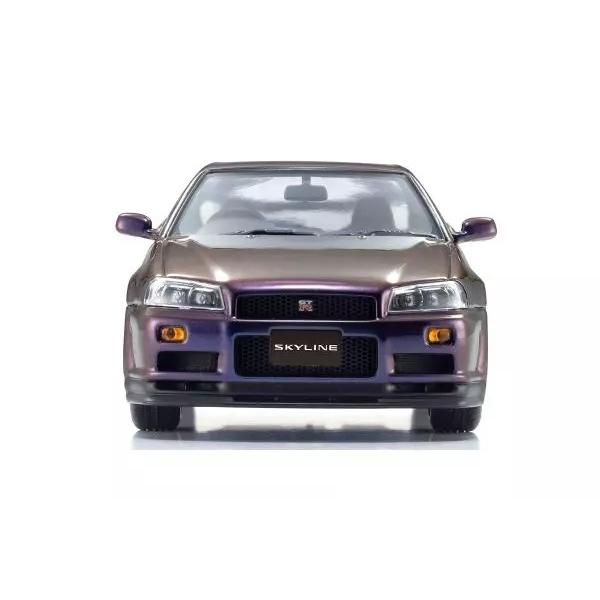 京商オリジナル 1/43 日産 スカイライン R34 GT-R Vスペック  (ミッドナイトパープル III) (KS03936P) | 京商 | 03