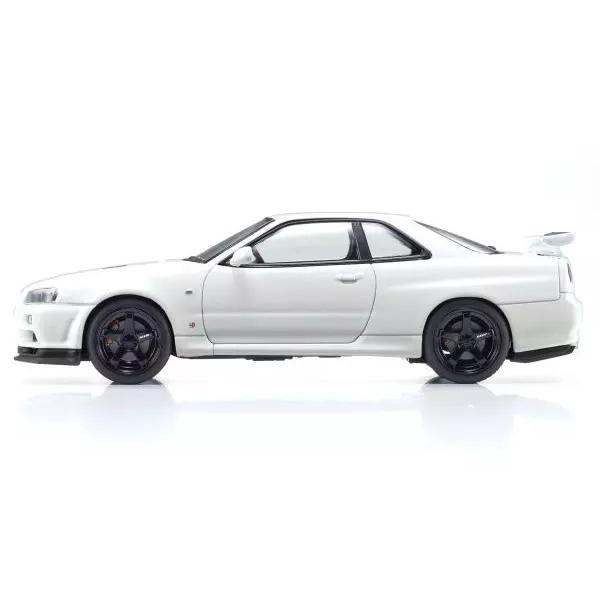 京商オリジナル 1/43 日産 スカイライン R34 GT-R VスペックII (ホワイトパール) (KS03936W) | 京商 | 01