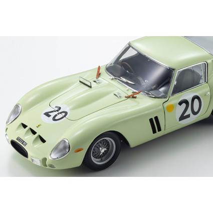 京商オリジナル 1/18 フェラーリ 250GTO ル・マン 24h 3505GT 1962 #20 (ライトグリーン)  (KS08438E) | 京商 | 04