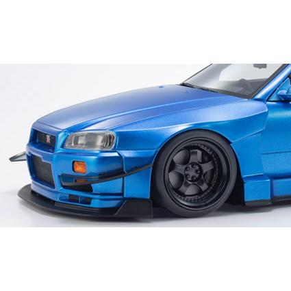 京商オリジナル samuraiシリーズ 1/18 日産 スカイライン GT-R (R34) Khyzyl Saleem (ブルー) (KSR18068BL) | 京商 | 06