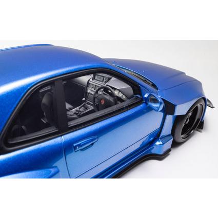 京商オリジナル samuraiシリーズ 1/18 日産 スカイライン GT-R (R34) Khyzyl Saleem (ブルー) (KSR18068BL) | 京商 | 07
