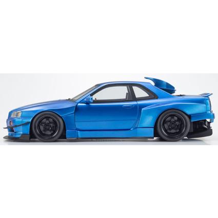 京商オリジナル samuraiシリーズ 1/18 日産 スカイライン GT-R (R34) Khyzyl Saleem (ブルー) (KSR18068BL) | 京商 | 01