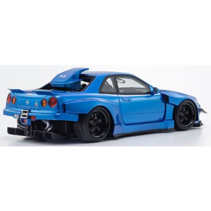 京商オリジナル samuraiシリーズ 1/18 日産 スカイライン GT-R (R34) Khyzyl Saleem (ブルー) (KSR18068BL) | 京商 | 02