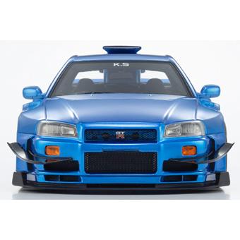 京商オリジナル samuraiシリーズ 1/18 日産 スカイライン GT-R (R34) Khyzyl Saleem (ブルー) (KSR18068BL) | 京商 | 04