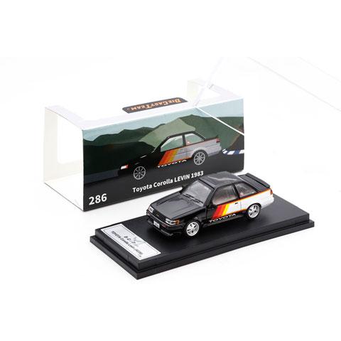 ダイキャストチーム 1/64 Toyota Corolla LEVIN (RHD) ブラック/アートパターン (LL-009-286) | 