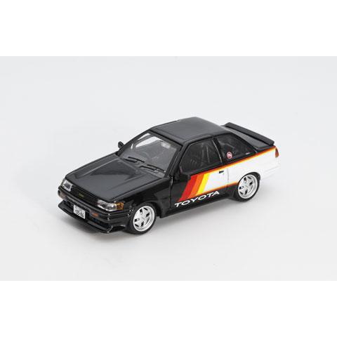 ダイキャストチーム 1/64 Toyota Corolla LEVIN (RHD) ブラック/アートパターン (LL-009-286) |  | 01