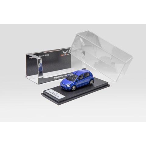 ダイキャストチーム 1/64 Toyota Vitz 5-ドア (P10) (LHD) ブルー (LL-077-359) | 