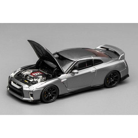 MOTORHELIX 1/64 Nissan GT-R(R35) Track Edition Engineered by NISMO 2020 Dark Metal Gray (M63515) |  | 01
