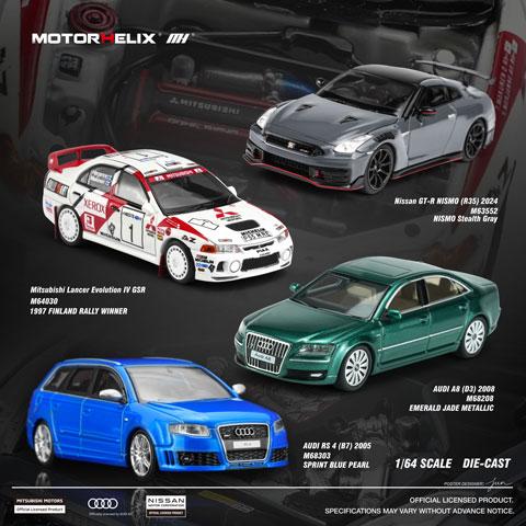 MOTORHELIX 1/64 Nissan GT-R NISMO (R35) 2024 NISMO Stealth Gray (M63552) |  | 05