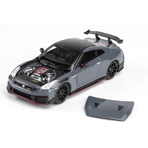 MOTORHELIX 1/64 Nissan GT-R NISMO (R35) 2024 NISMO Stealth Gray (M63552) |  | 01