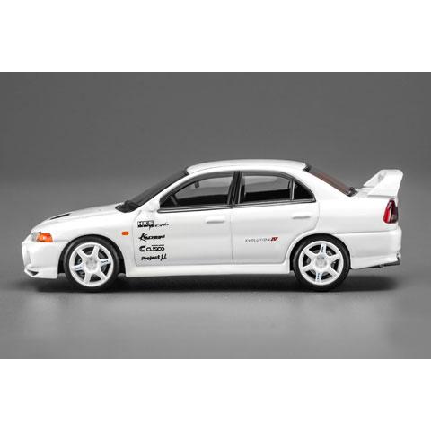 MOTORHELIX 1/64 三菱 Lancer Evolution IV GSR Kansai Livery White (M64025) |  | 01