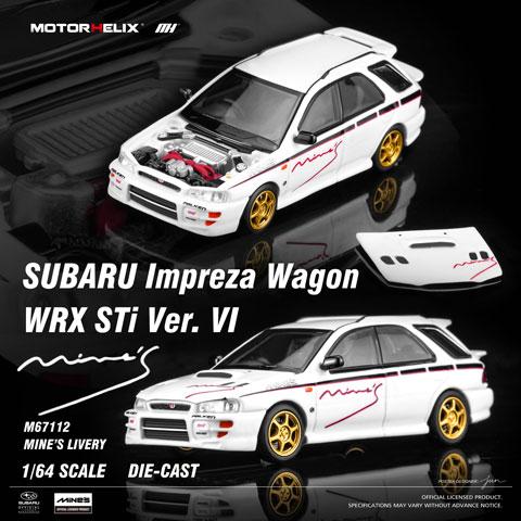 MOTORHELIX 1/64 スバル Impreza Wagon WRX STi ver. VI Mine's Livery (M67112) | 