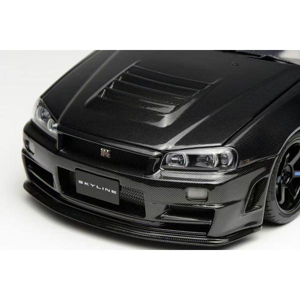 MOTORHELIX 1/18 Nissan Skyline GT-R R34 CUSTOMIZED VERSION Carbon Fiber (M83413) |  | 05