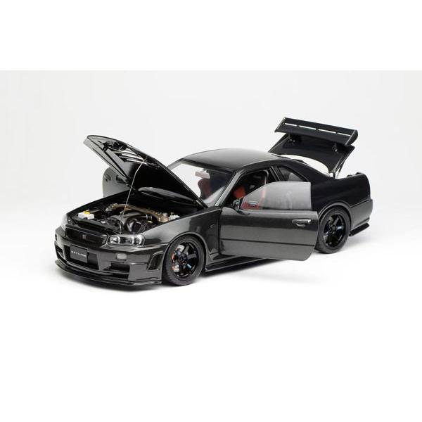 MOTORHELIX 1/18 Nissan Skyline GT-R R34 CUSTOMIZED VERSION Carbon Fiber (M83413) |  | 01