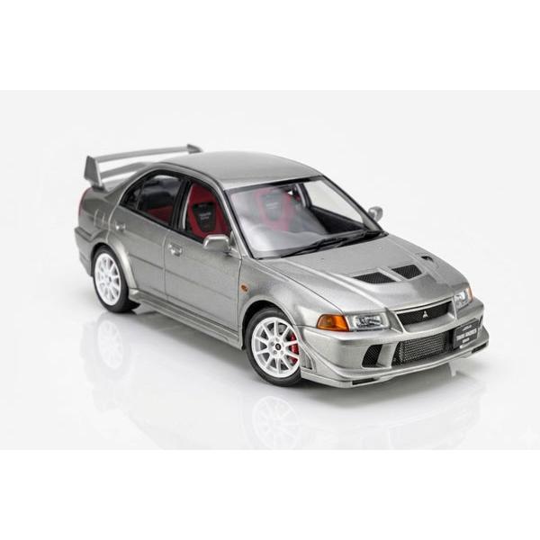 MOTORHELIX 1/18 三菱 Lancer Evolution VI GSR T.M.E Satellite Silver (M84304) | 