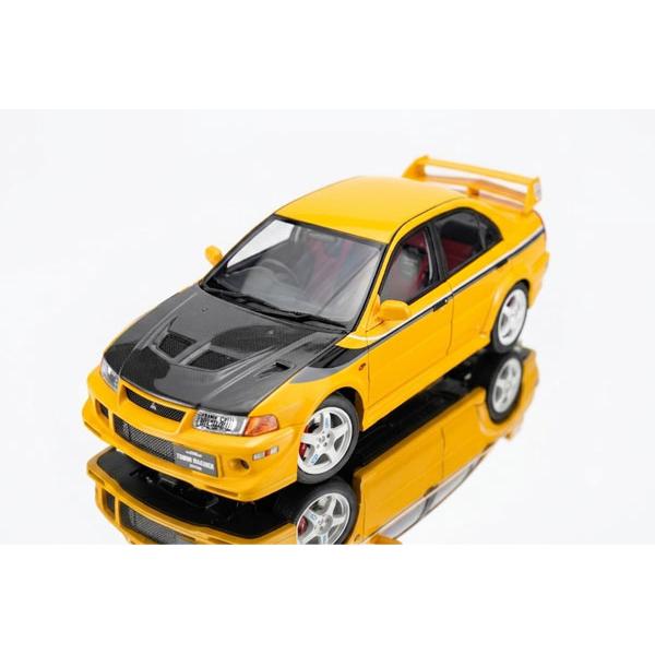 MOTORHELIX 1/18 三菱 Lancer Evolution VI GSR T.M.E Customized Yellow w/CF Bonnet (M84306) |  | 02