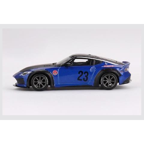 MINI GT LB Works Nissan GT-R 4台セット MINI GT 4 LB WORKS Nissan GT-R (R35) Light Blue Type 1, Rear