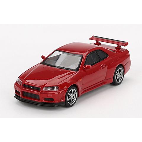 MINI-GT 1/64 Nissan スカイライン GT-R R34 Vスペック アクティブ