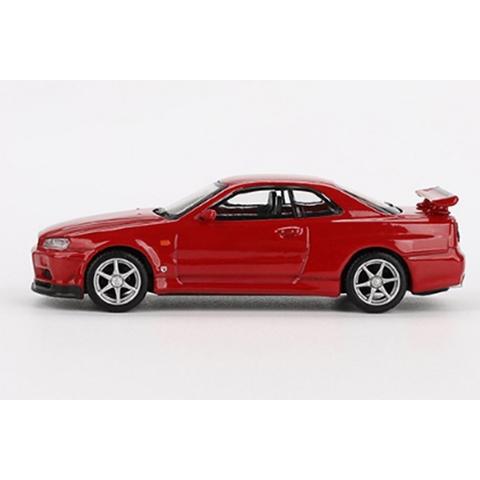 MINI-GT 1/64 Nissan スカイライン GT-R R34 Vスペック アクティブ