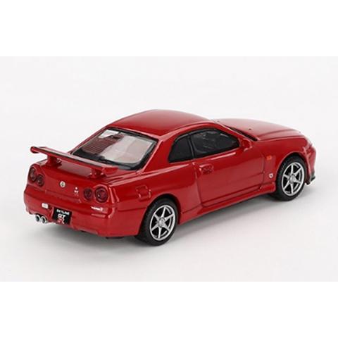 MINI-GT 1/64 Nissan スカイライン GT-R R34 Vスペック アクティブ